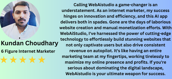 WebAiStudio Review