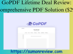 GoPDF Lifetime Deal Review: Comprehensive PDF Solution ($29)