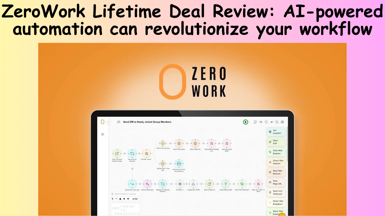 ZeroWork Lifetime Deal Review